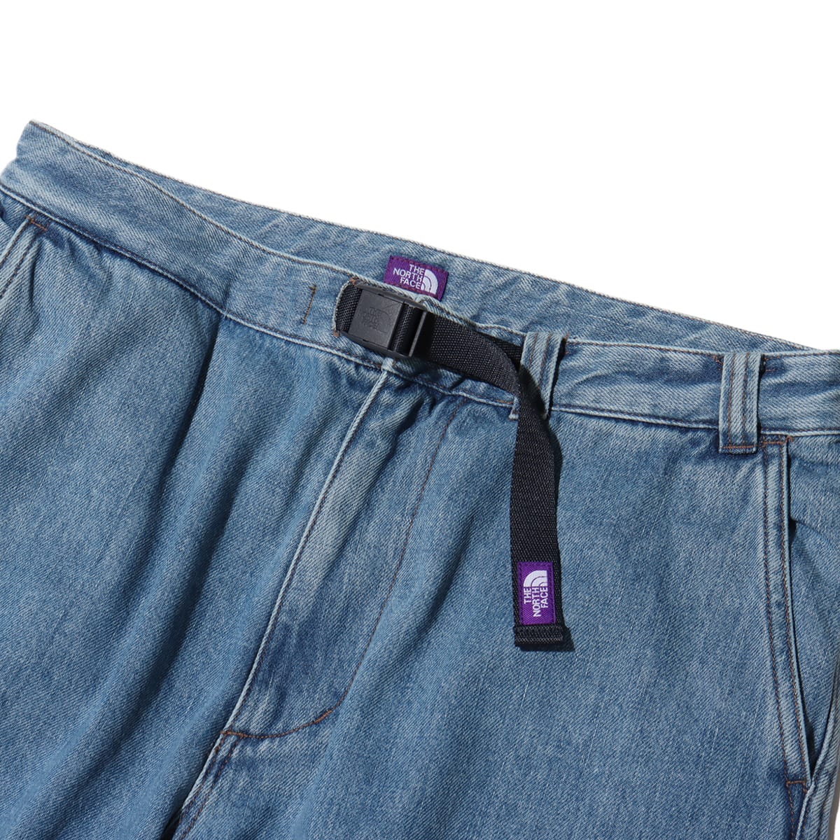 N24FC080 PURPLE LABELデニム ワイドテーパードパンツ THE NORTH FACE