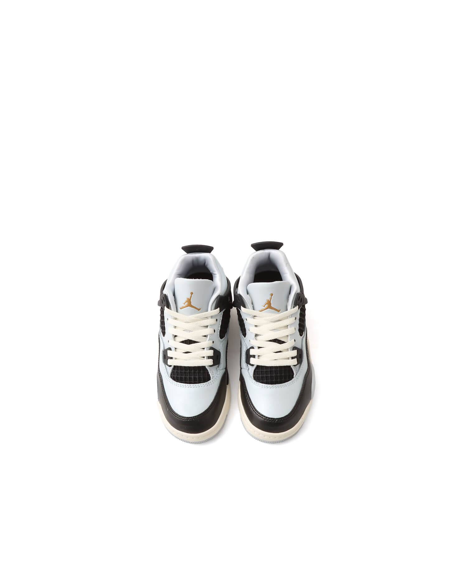 JORDAN BRAND JORDAN 4 RETRO(PS)PURE PLATINUM/METALLIC GOLD-BLACK