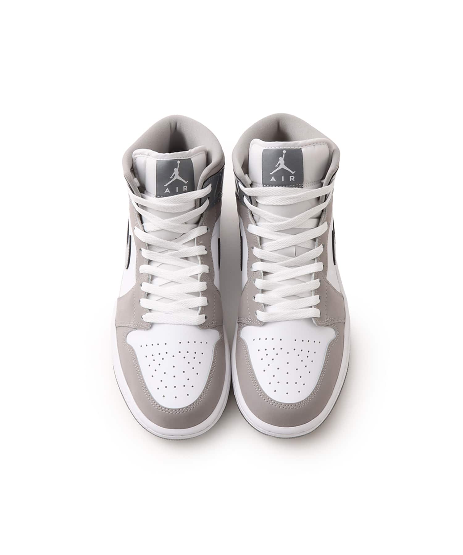 JORDAN BRAND AIR JORDAN 1 MID SE WHITE/COOL GREY-MEDIUM GREY