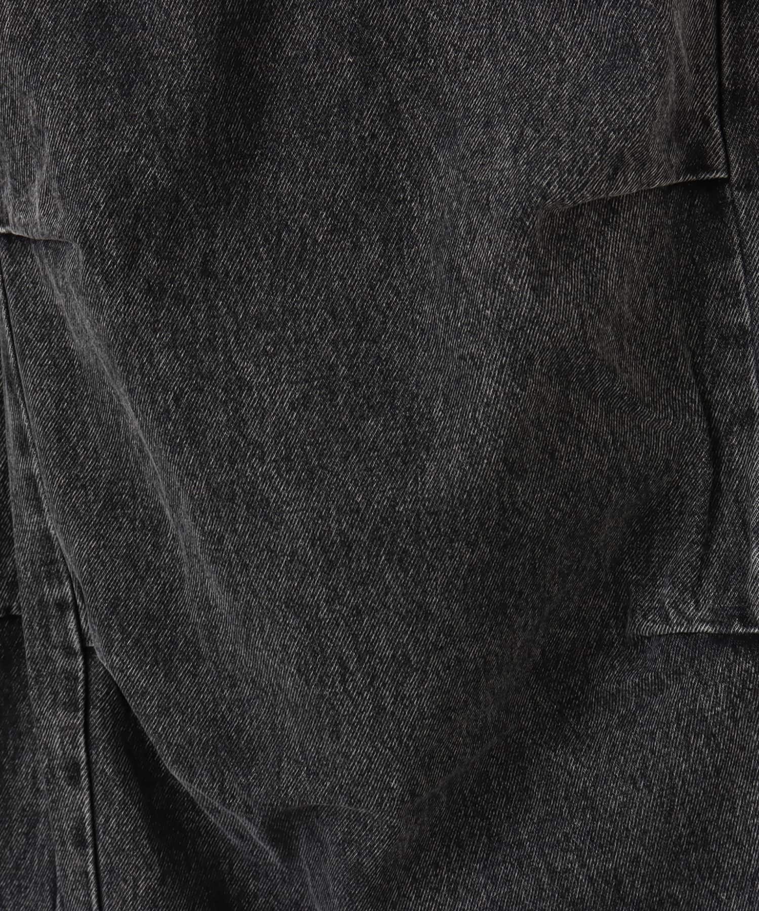 NIKE AS W NSW DENIM WVN PANT GCEL BLACK（ナイキ ウィメンズ NSW