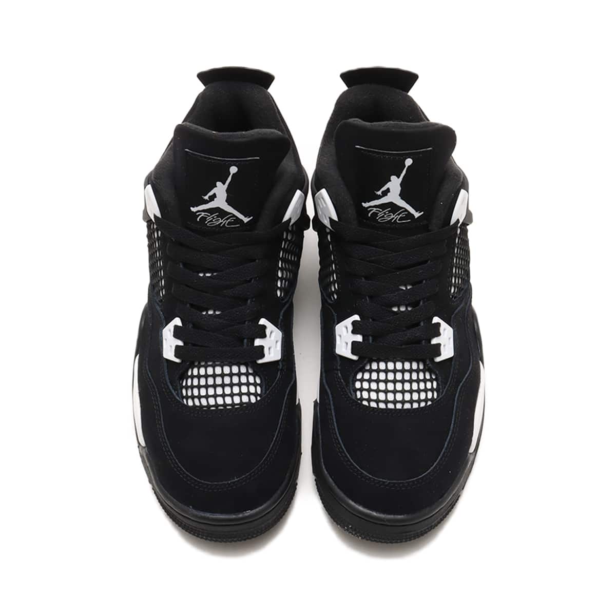 JORDAN BRAND AIR JORDAN 4 RETRO (GS)BLACK/WHITE-BLACK（ジョーダン