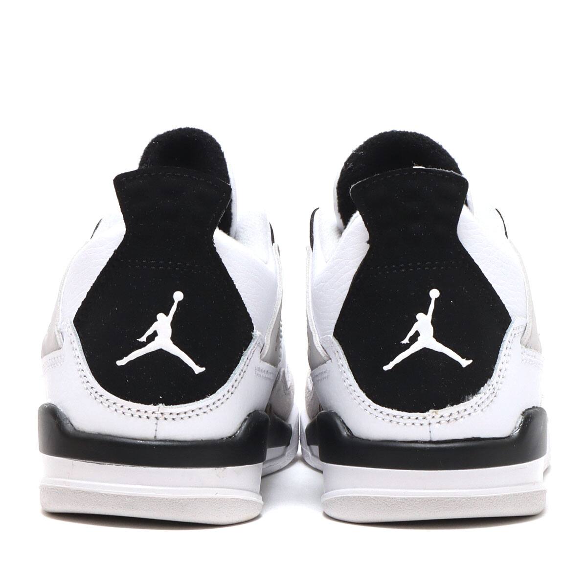 JORDAN BRAND JORDAN 4 RETRO (PS) WHITE/BLACK-NEUTRAL GREY 22SU-I