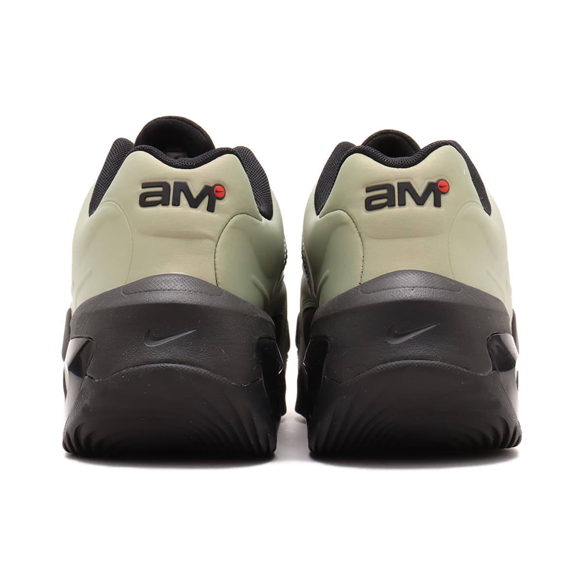 NIKE WMNS AIR MAX MUSE BLACK/UNIVERSITY RED-OIL GREEN（ナイキ