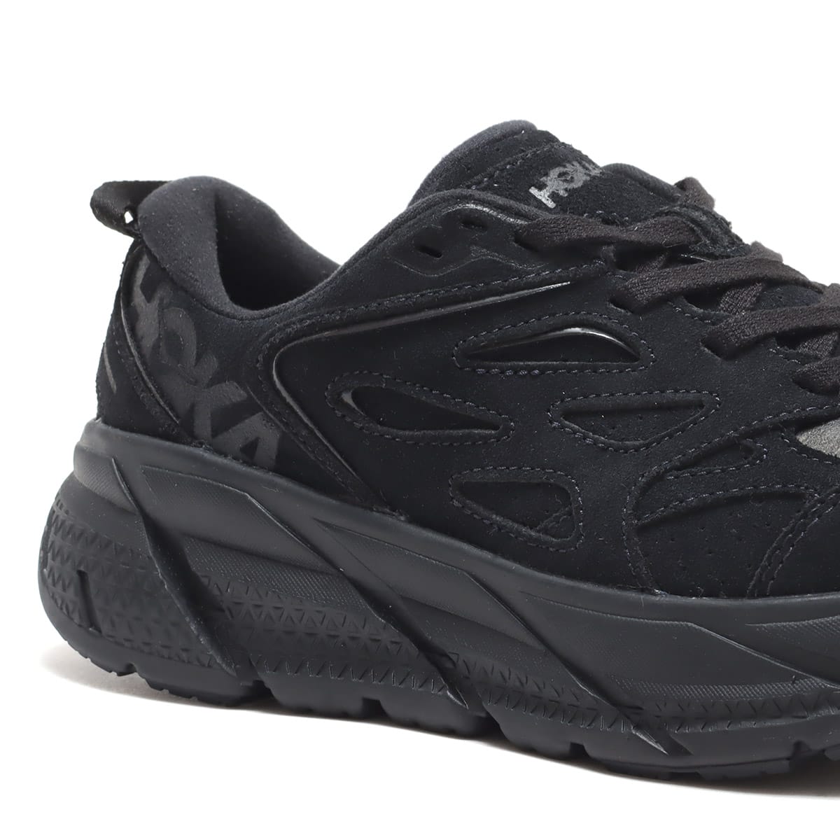 HOKA CLIFTON L SUEDE BLACK / BLACK（ホカ クリフトン L スエード