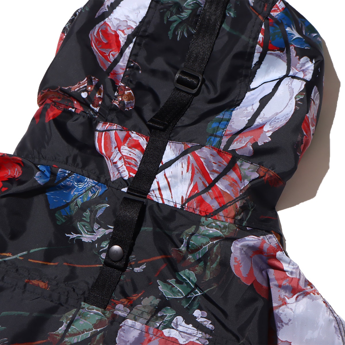 NIKE AS M NSW TP PONCHO FLRL BLACK/BLACK 22FA-I（ナイキ NSW TP