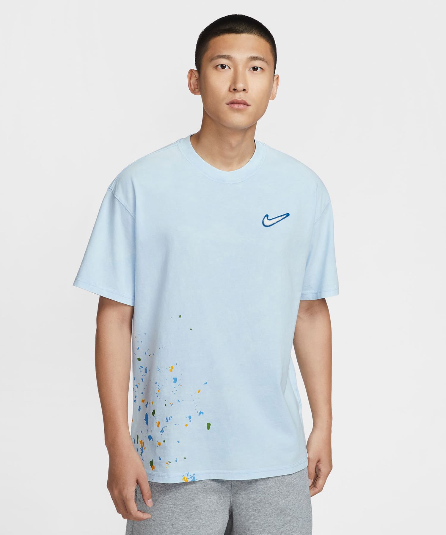 NIKE AS M NK TEE M90 PAINT CELESTINE BLUE（ナイキ M90 ペイント S