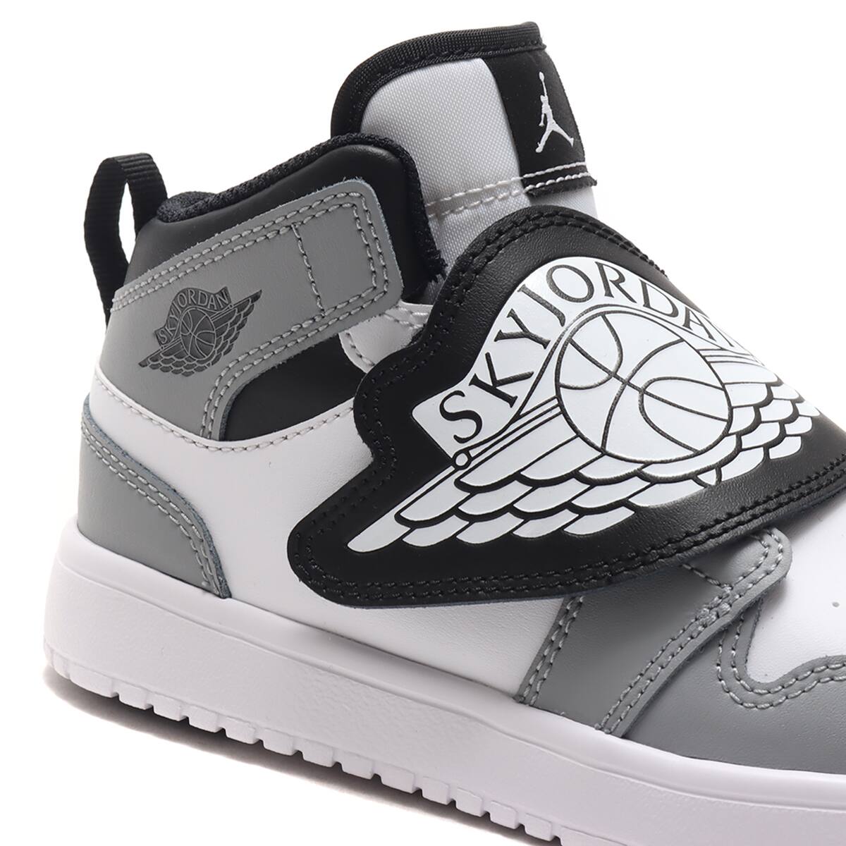 JORDAN BRAND SKY JORDAN 1 (PS) WHITE/BLACK-PARTICLE GREY 21SU-I