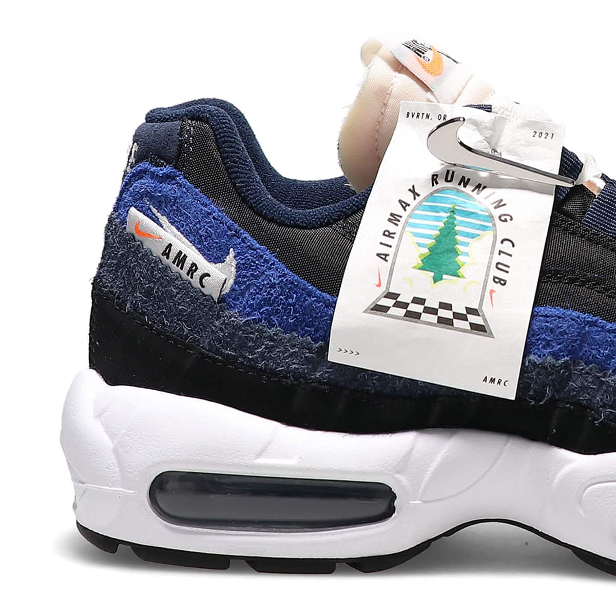 NIKE AIR MAX 95 SE BLACK/SAIL-OBSIDIAN-DEEP ROYAL BLUE 21HO-I