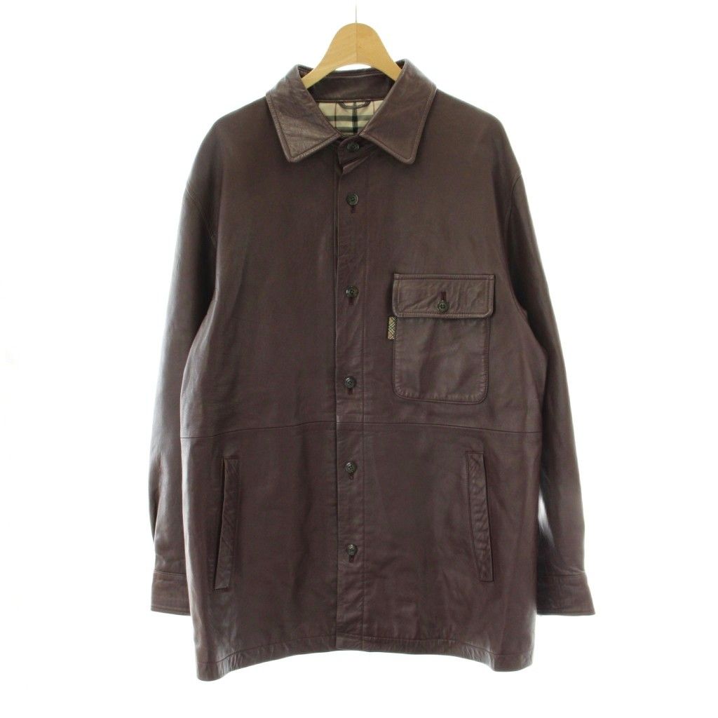 バーバリー ロンドン BURBERRY LONDON レザージャケット ラムレザー