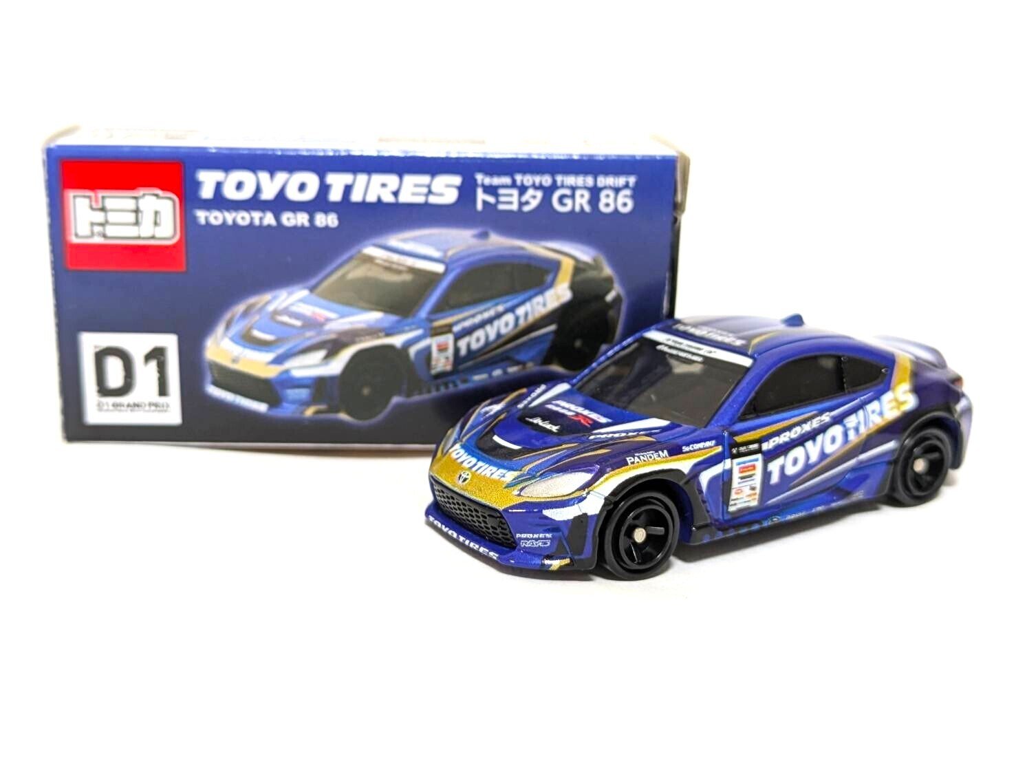 サポルト特注トミカ『Team TOYOTIRES DRIFT』GRスープラ＆GR86｜岡田衛