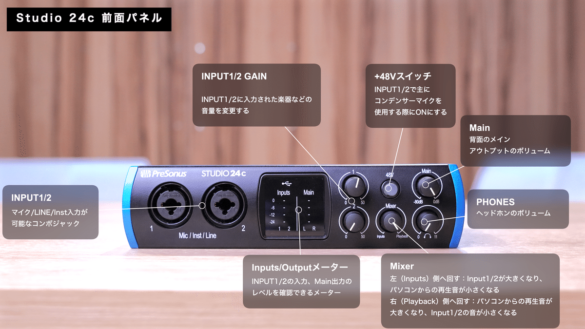 Presonus Studio 24c レビュー | オーディオインターフェイスレビュー