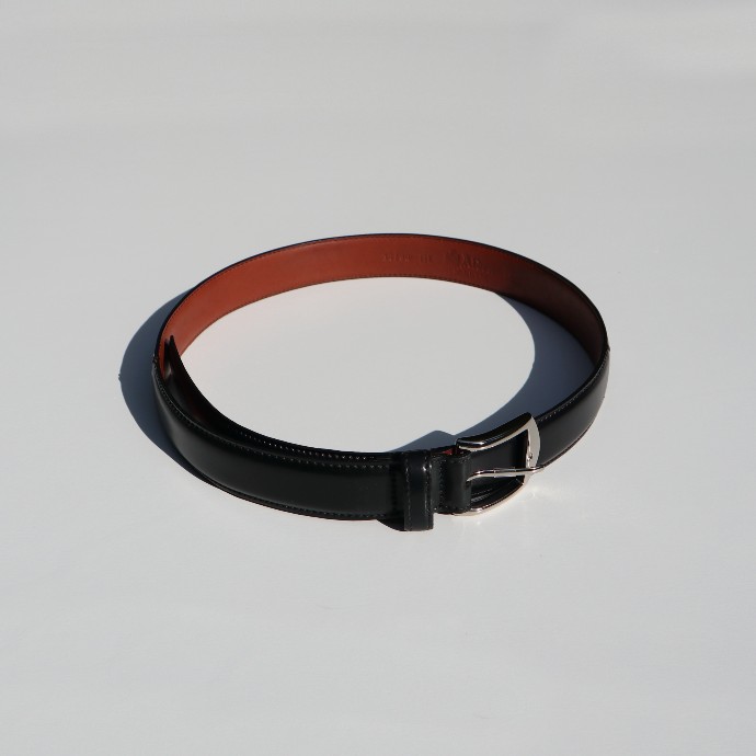 ALDEN コードバンベルト 黒 サイズ34/85cm Alden CORDOVAN BELT《34/85