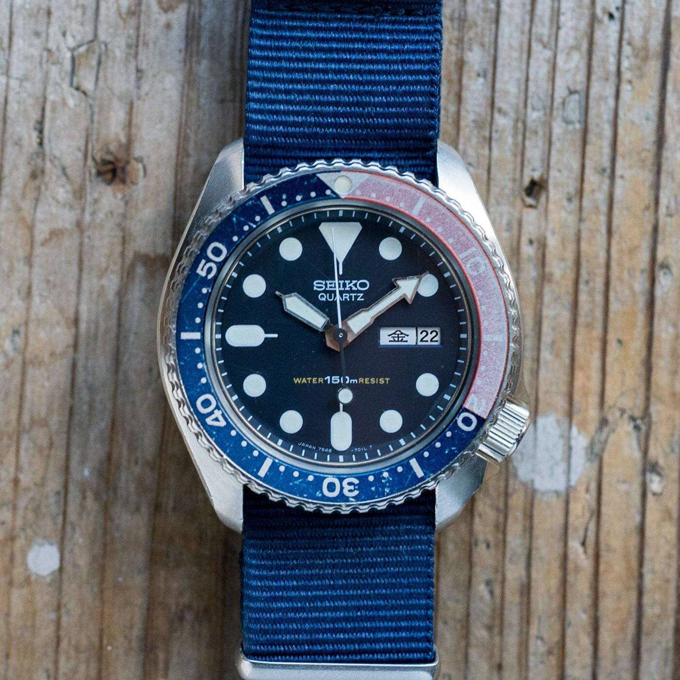 SEIKO セイコー 150m ダイバー 7548-700B ゴーストペプシベゼル 1981年