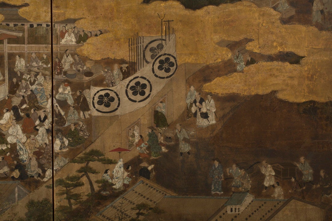 桃山時代のダヴィンチコード？「北野演能図屏風」（国立能楽堂蔵）を
