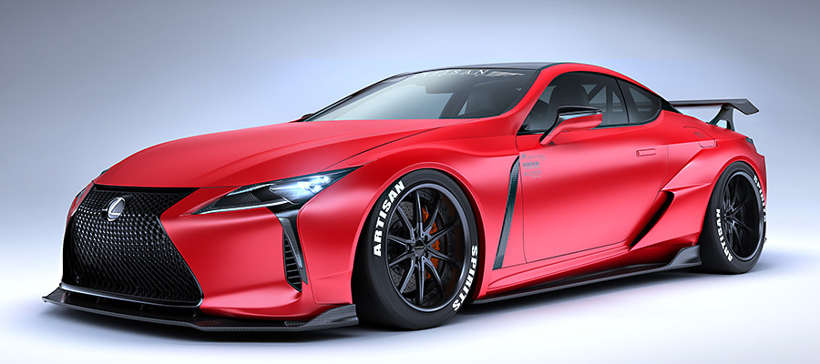 LC500 1/18 ディスプレイモデル 23インチオリジナルカスタム 1:18