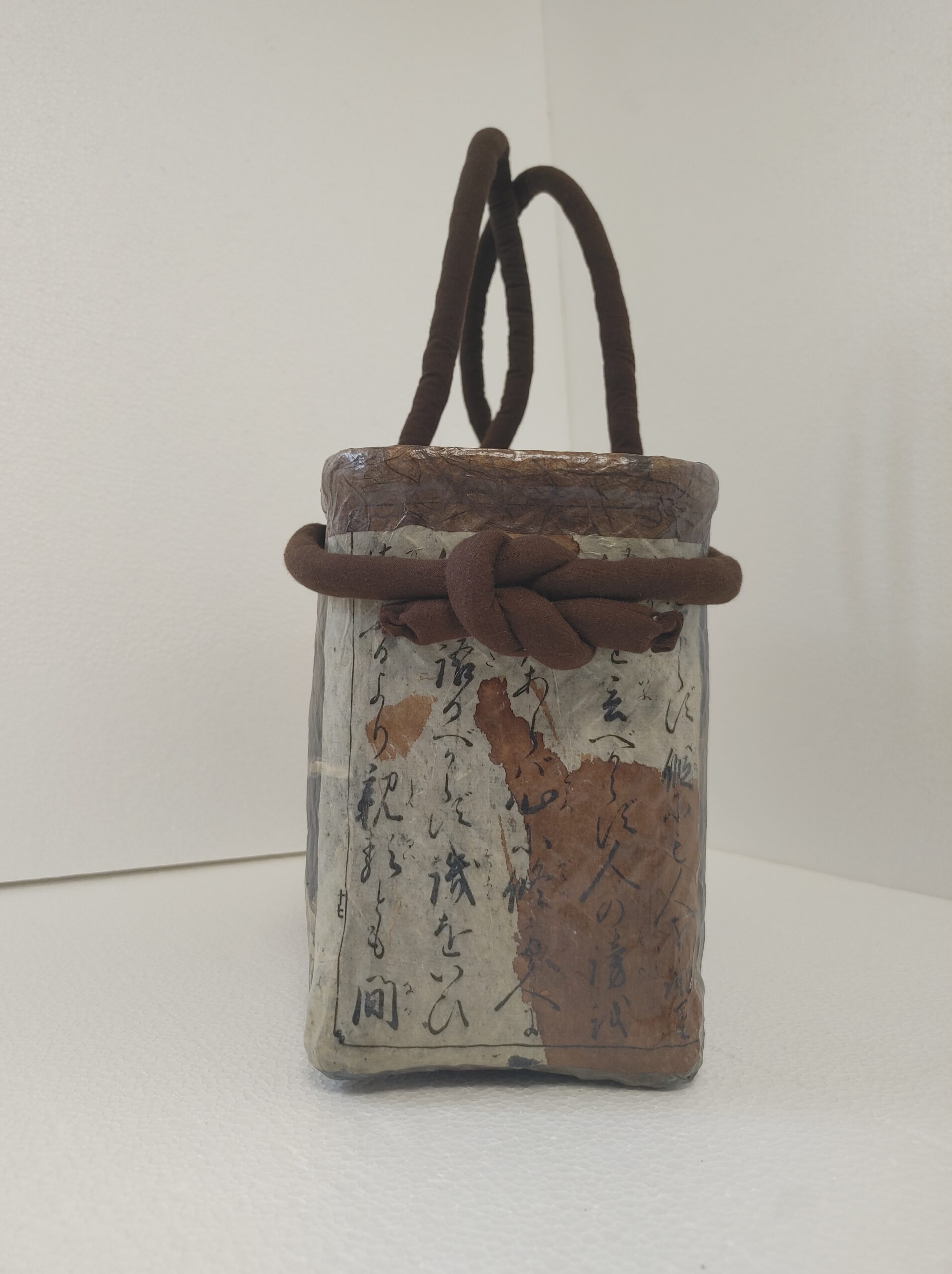 No.47 龍 大正時代 羽裏 | 一閑張り・オーダーメイド「かごバッグ
