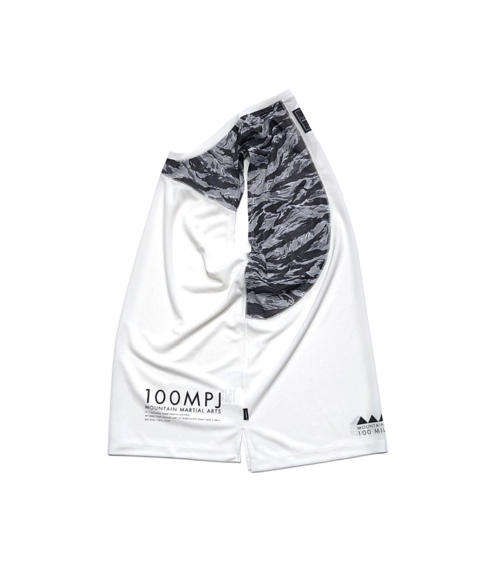 MOUNTAIN MARTIAL ARTS】MMA 100MPJ Trail Sleeve-less – White- | AT EASE