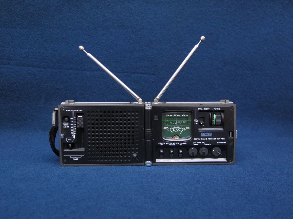 ジャンク品SONY ICF-7800 3BAND RECEIVER ソニー ICF-7800(ジャンク）