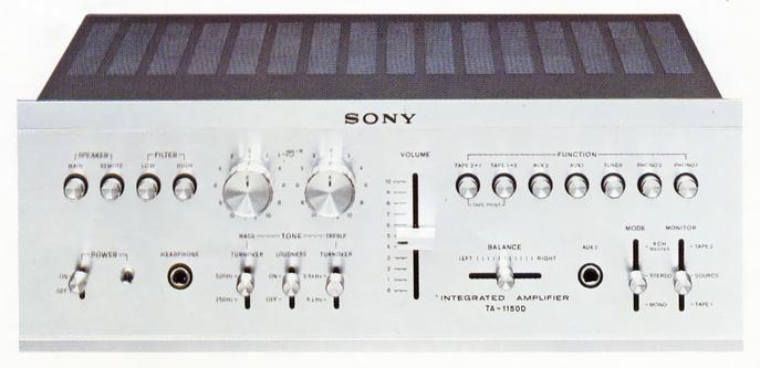 SONY TA-1150D Specifications SONY