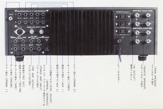 SONY TA-1120Fの仕様 ソニー