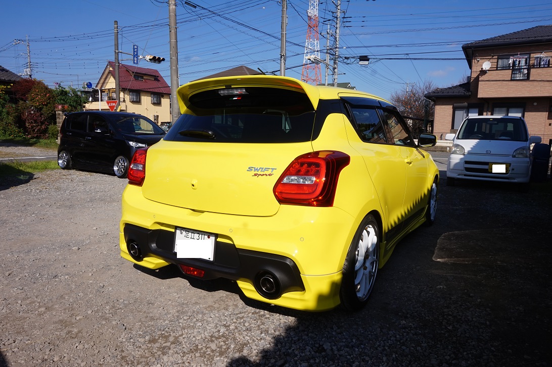 スズキ スイフトスポーツ ZC33S マフラー HKS 中間ストレート製作
