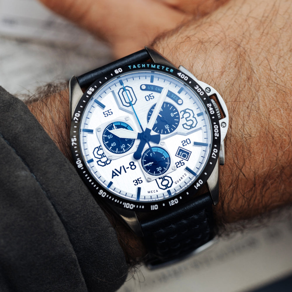 P-51 Mustang Blakeslee Chronograph AV-4077 – AVI-8 Timepieces