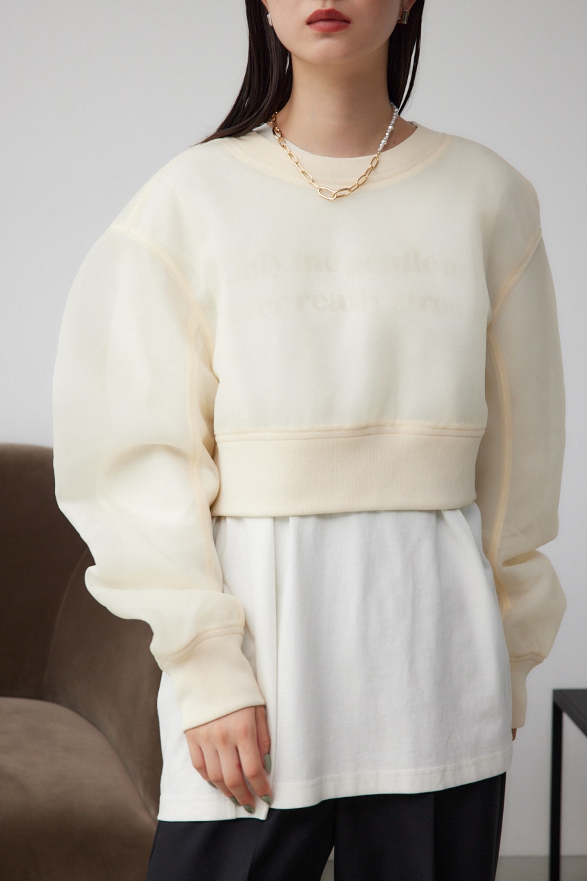 シアーダンボールプルオーバー｜WOMEN｜250HAM80-261H｜AZUL BY MOUSSY