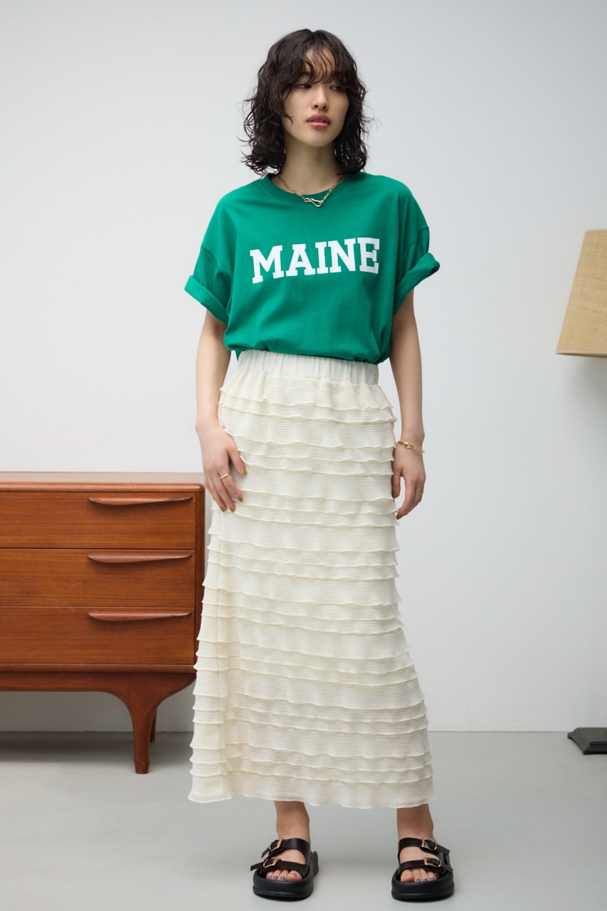 フリルメッシュタイトスカート｜WOMEN｜250HAM81-287H｜AZUL BY MOUSSY