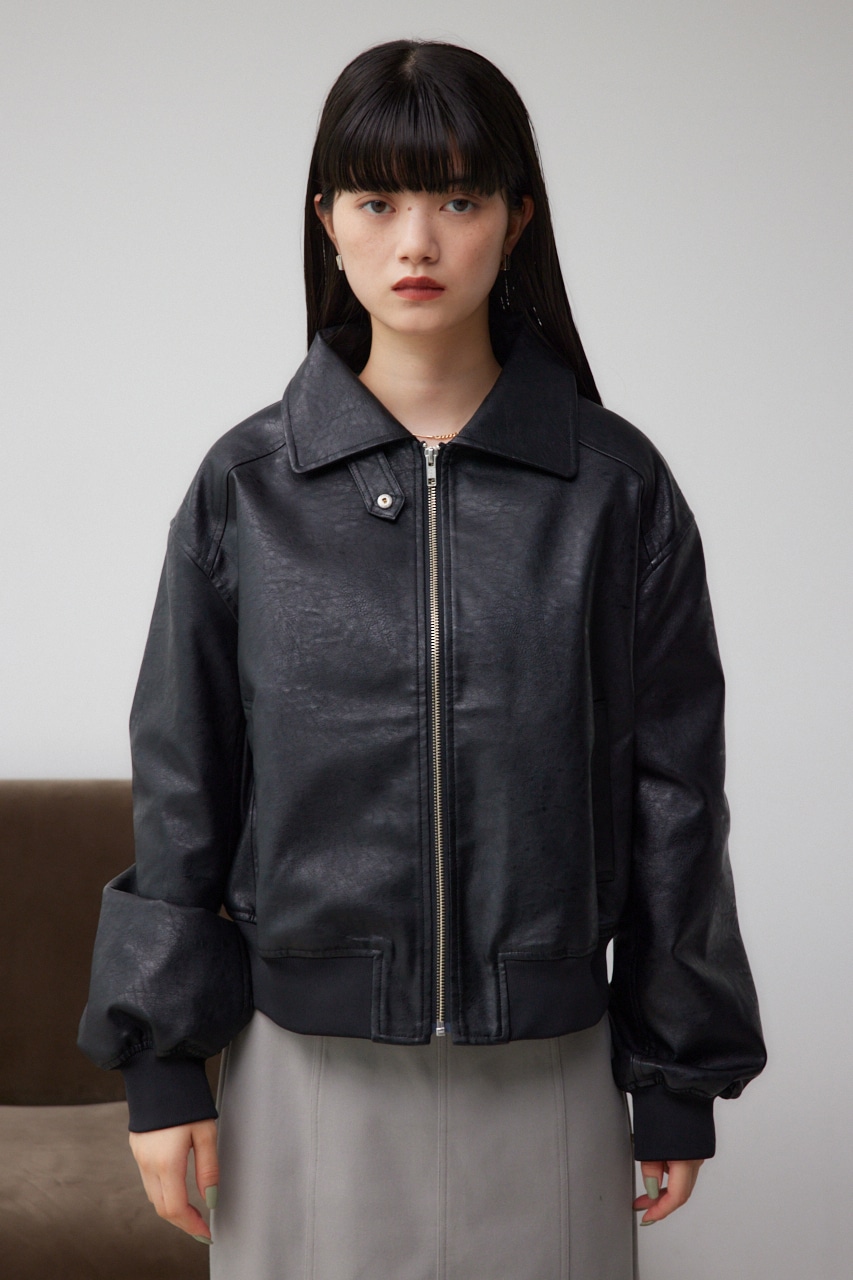 フェイクレザージャケット｜WOMEN｜250HAF30-065H｜AZUL BY MOUSSY