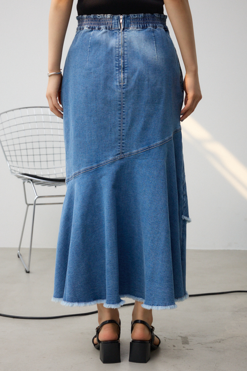カシュクールフレアマーメイドデニムスカート｜WOMEN｜250HSF12-031C
