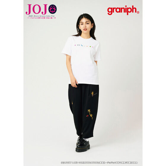 ジョジョの奇妙な冒険 黄金の風』×『グラニフ』Tシャツ | ジョジョの