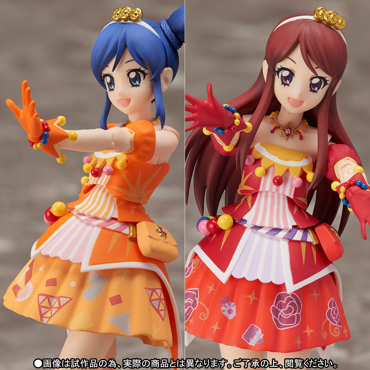 S.H.Figuarts 霧矢あおい、紫吹蘭（ソレイユver.)セット | アイカツ