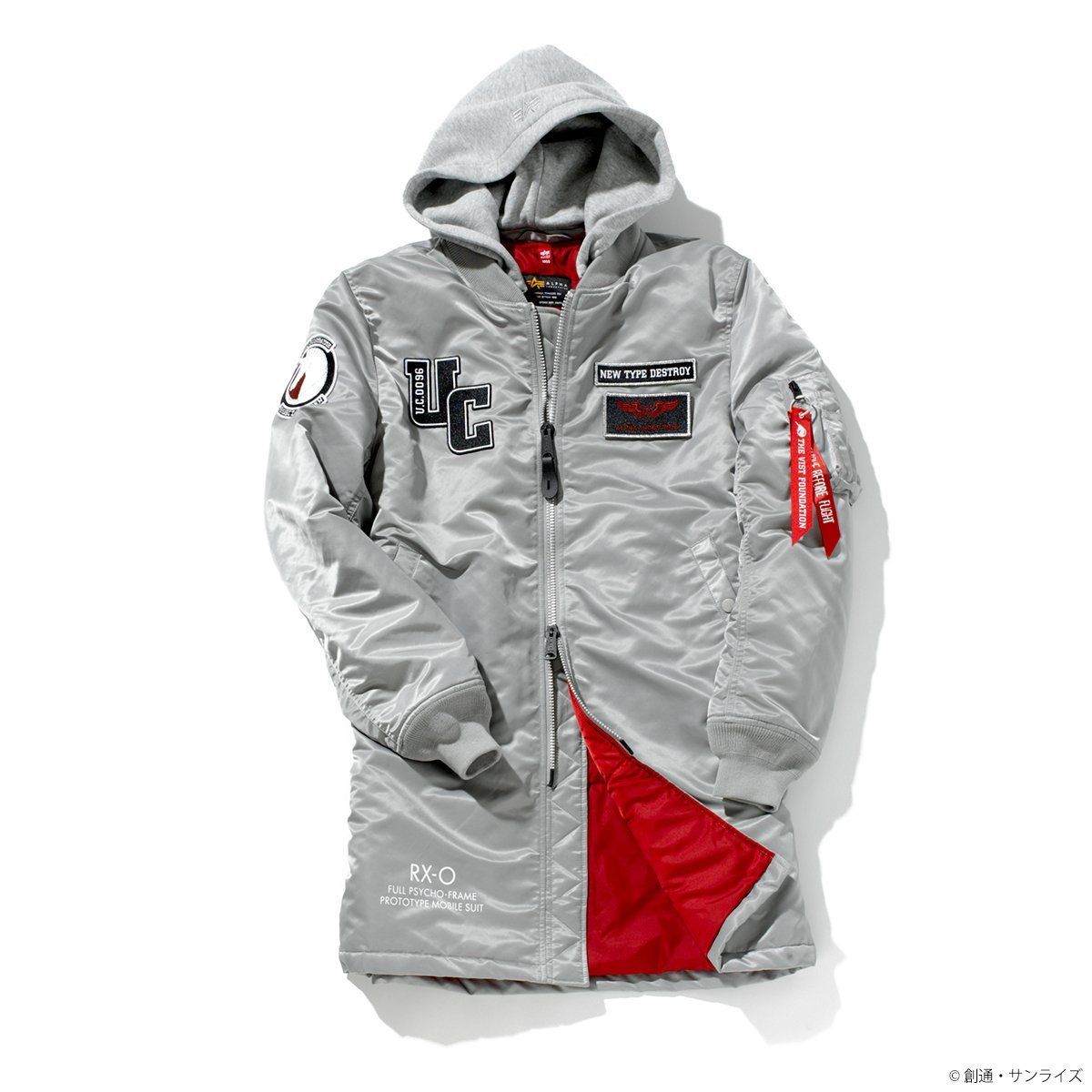 ALPHA INDUSTRIES MA-1 NATUS LONG 「機動戦士ガンダムUC」 ユニコーン