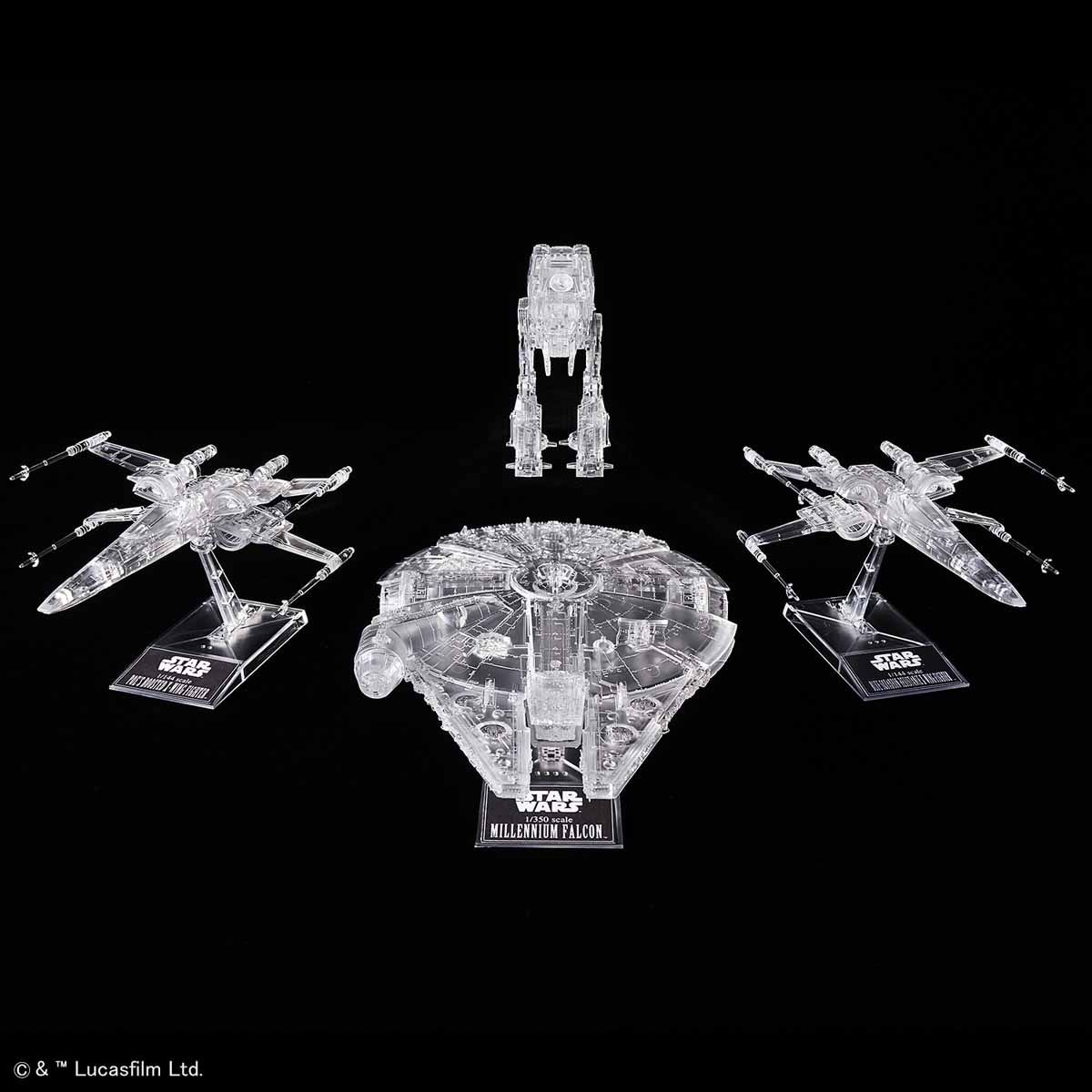 1/144 & 1/350 & 1/540『スター・ウォーズ／最後のジェダイ』クリア