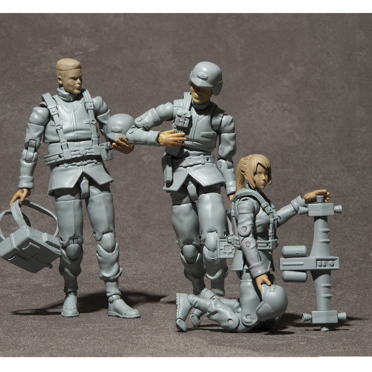 G.M.G.PROFESSIONAL 機動戦士ガンダム 地球連邦軍一般兵士01～03セット