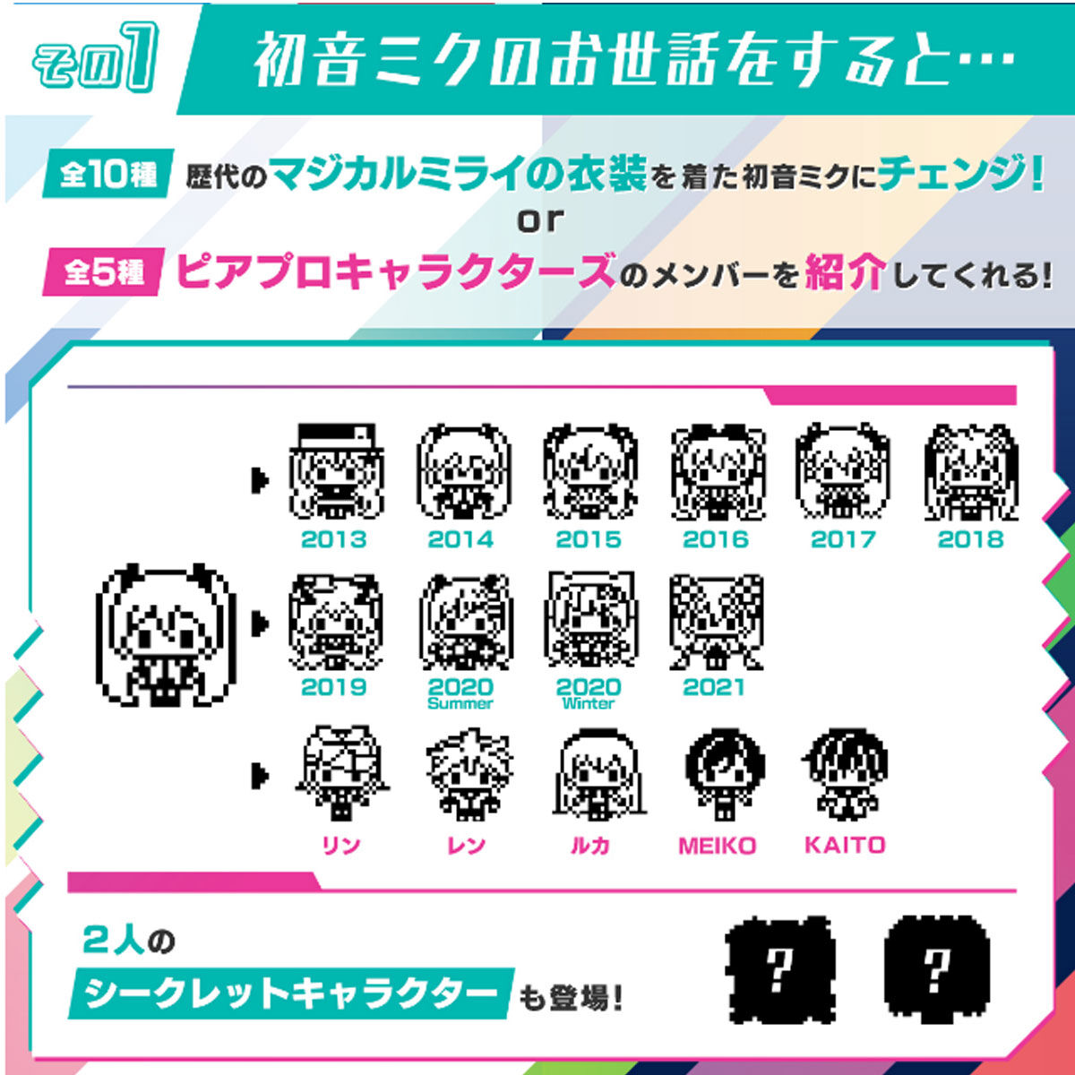 ピアプロキャラクターズ×たまごっち 初音ミクっち キュートミクver