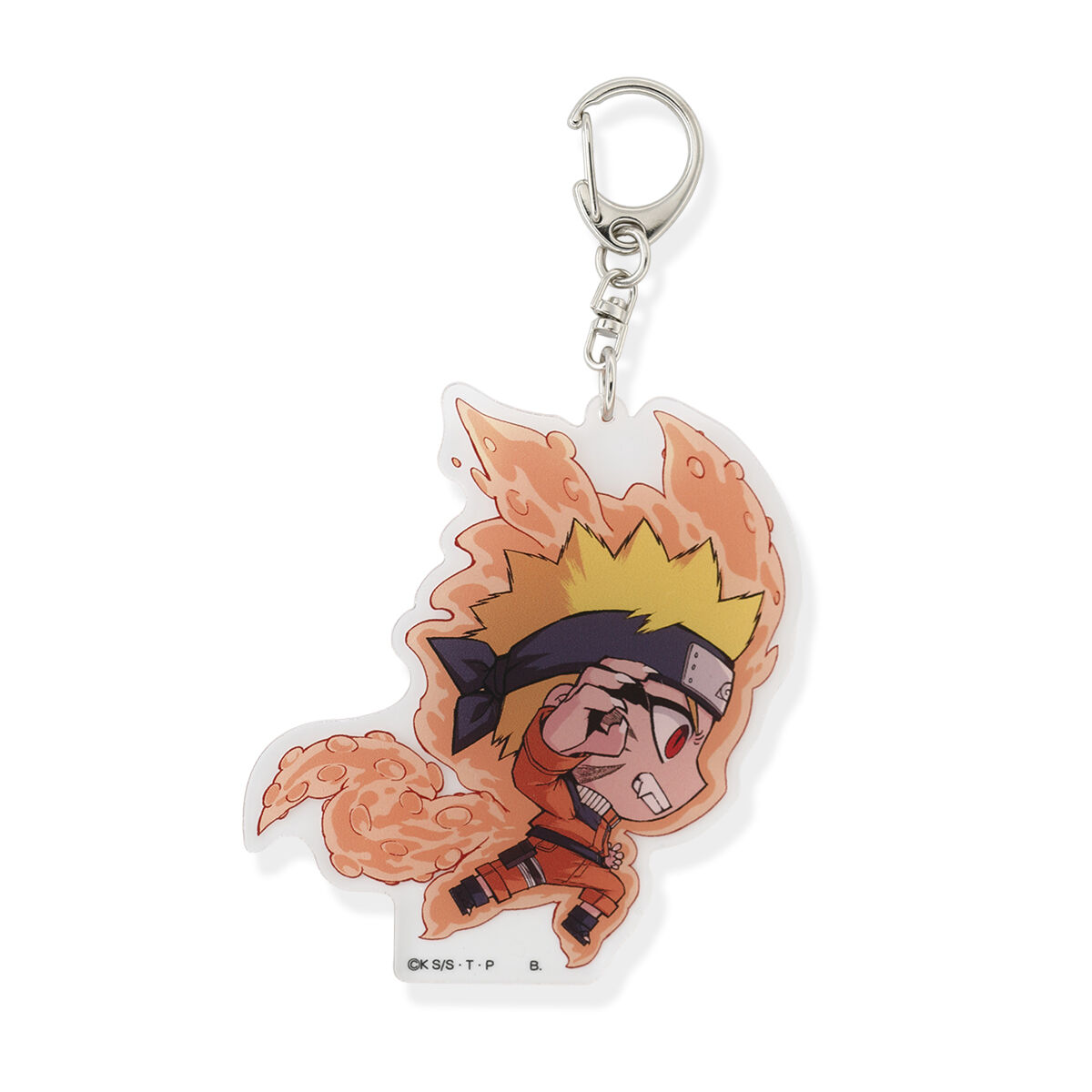 NARUTO 走るデフォルメシリーズ ナルトvsサスケ アクリルキーホルダー