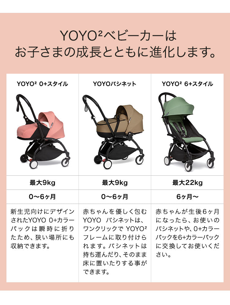 カラーパック単品 ベビーゼン ヨーヨー ベビーカー YOYO2 6+ カラー