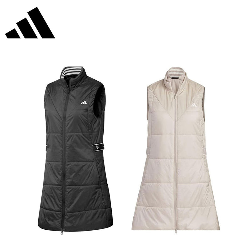 adidas WIND.RDY 撥水 中わた ロングベスト 24FW JSB87 | 自転車
