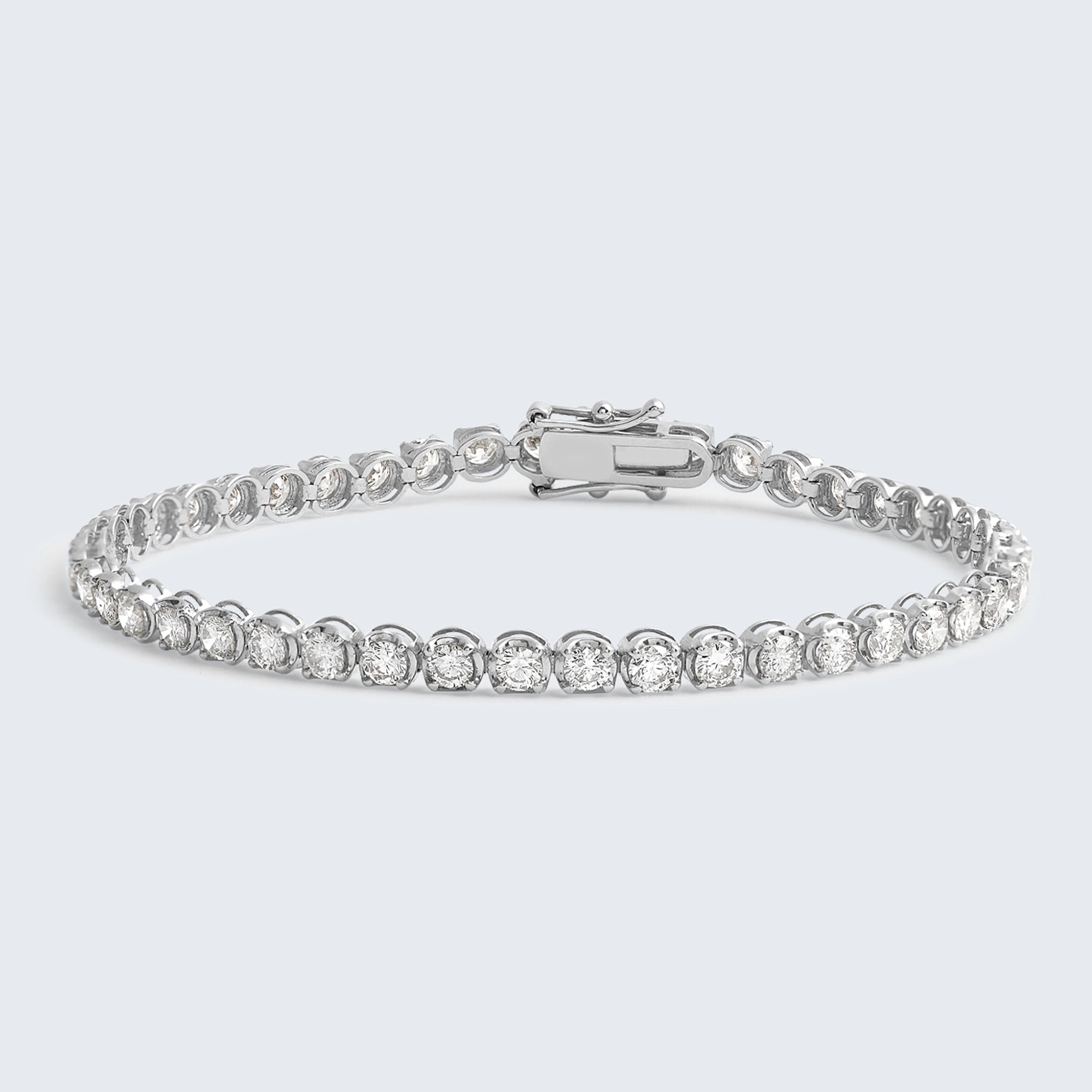 ダイヤモンド テニスブレスレット – K18WG / YG / PG、5.0ct