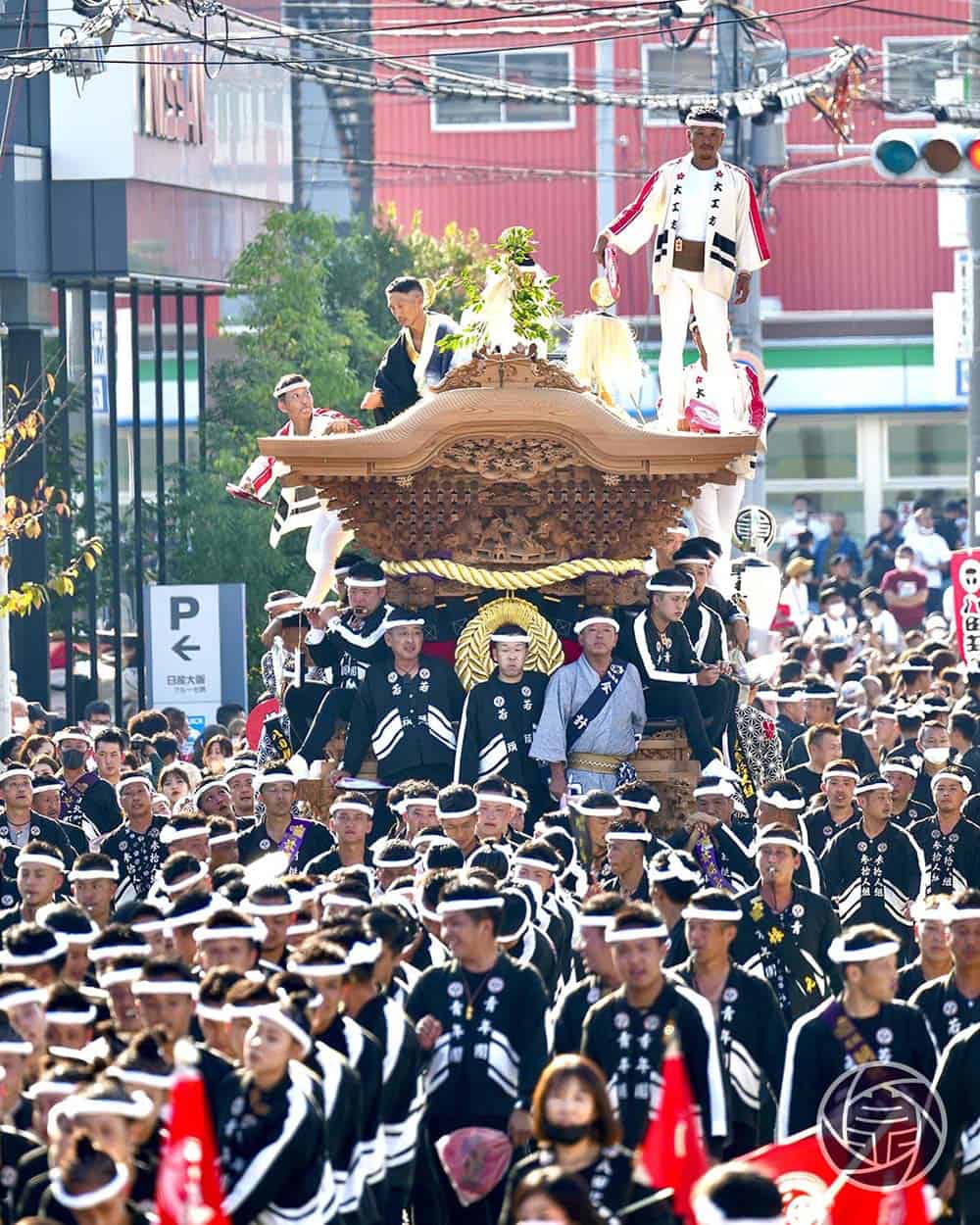 八田北町のだんじり（堺市・八田荘地区）泉祭記