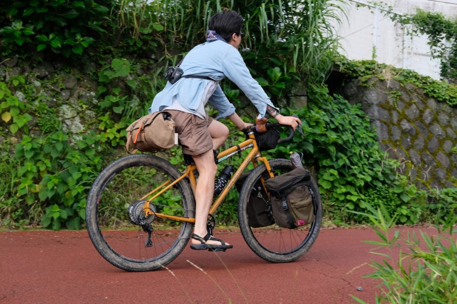 FAIRWEATHER* flaptop pannier (pink) - BLUE LUG ONLINE STORE