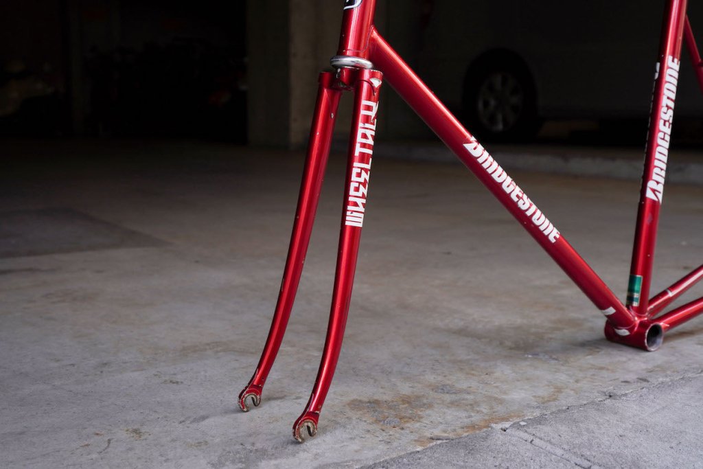 BRIDGESTONE ピストフレーム エアロ 競輪 レイノルズ 520 njs