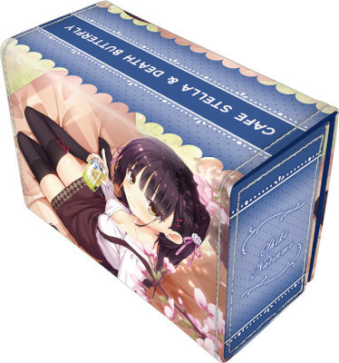合皮製デッキケースW 喫茶ステラと死神の蝶「四季 ナツメ」Spring Ver