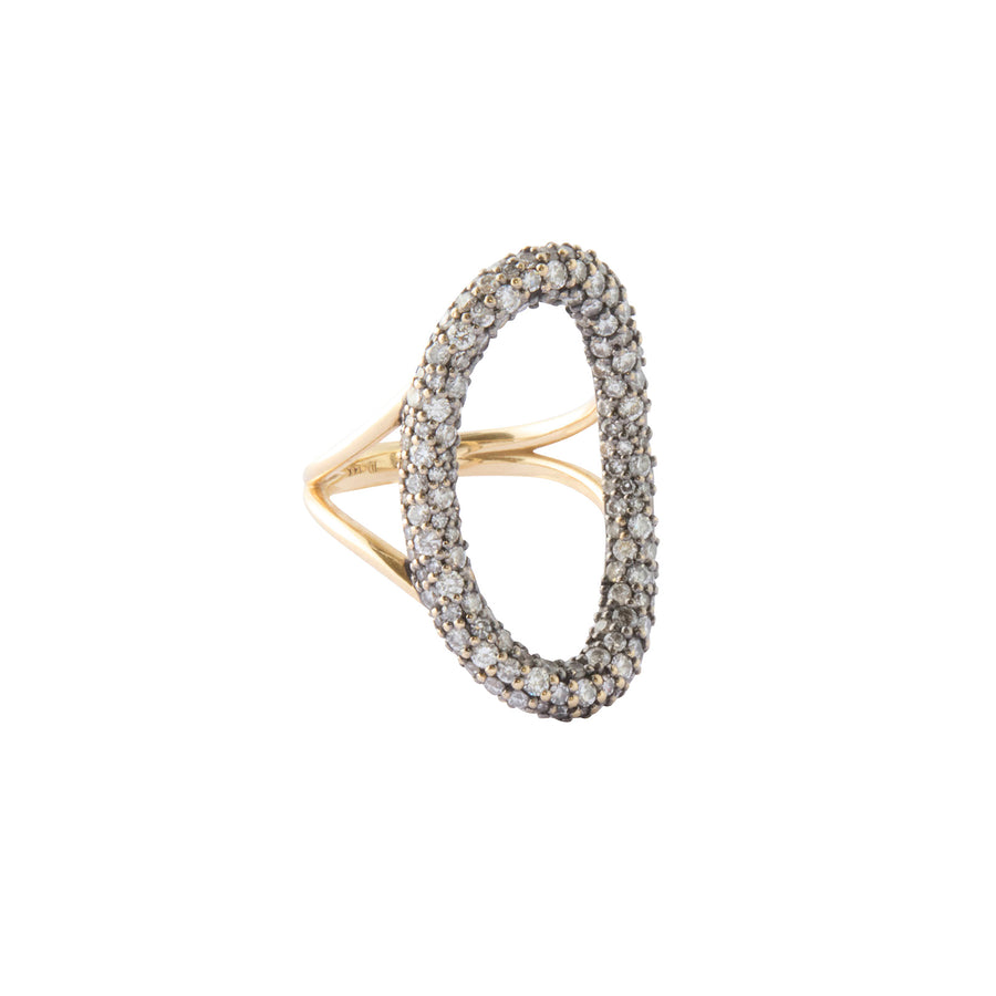 Lucy Delius Gallery Portrait Ring - Diamond - Rings - Broken