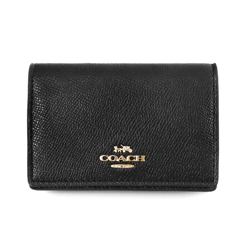 Brandol / COACH コーチ 名刺入れ シグネチャー カードケース ブラック