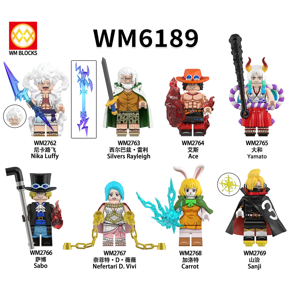 Anime One Piece Silvers Rayleigh WM2763 Minifigures - Brixtoy
