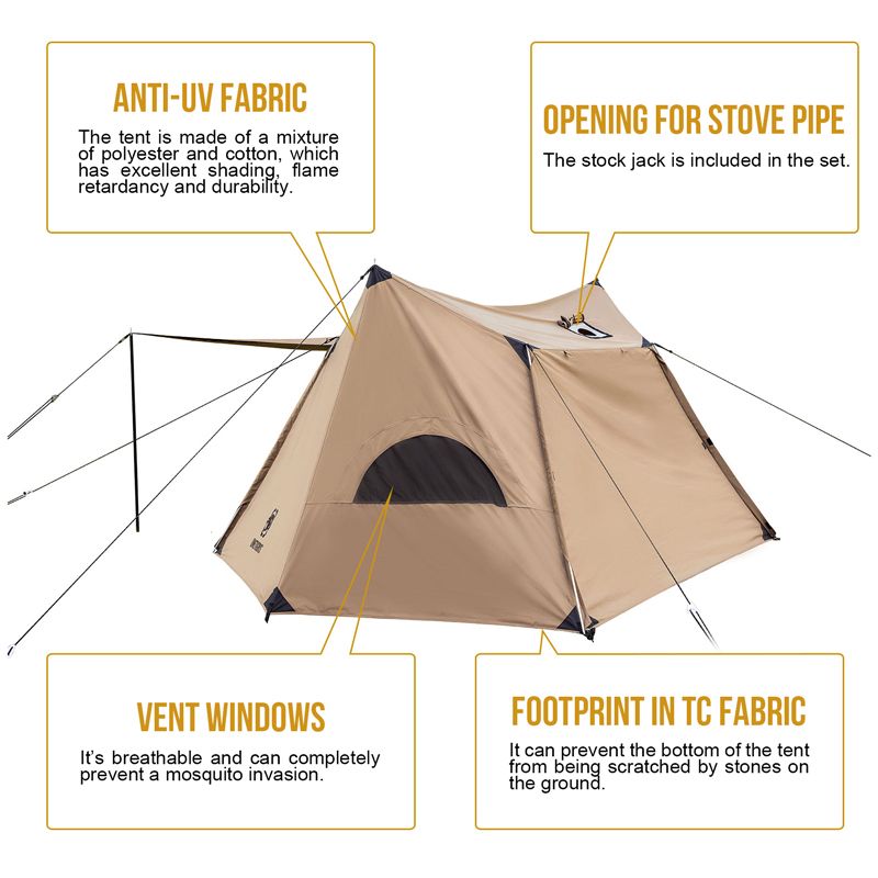 ソロ ホームステッド キャンプ テント TC | OneTigris – OneTigris Camping