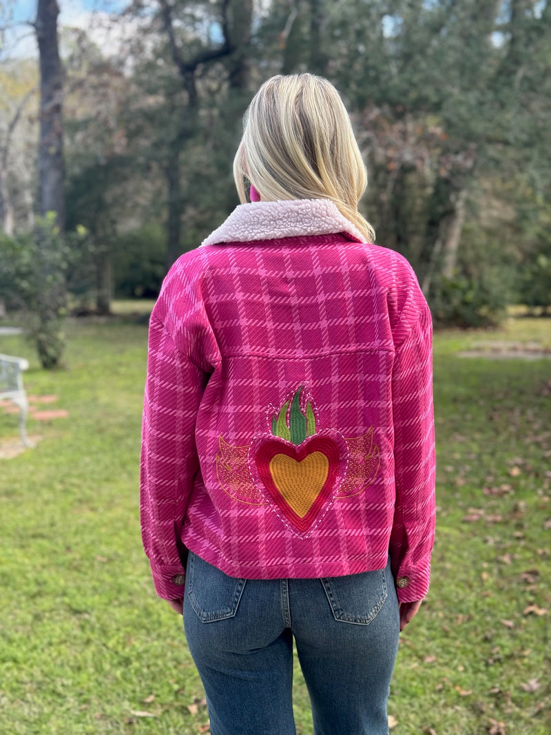 Flaming Heart Jacket – Cactus Flower