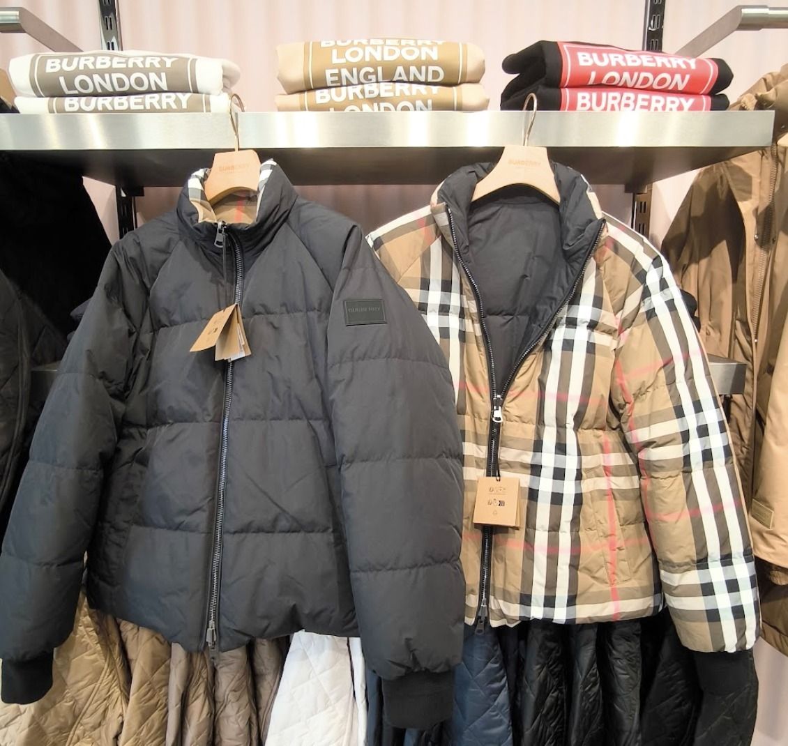 BURBERRY】IVER リバーシブルダウンジャケット (Burberry/ダウン